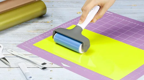 Vista 3 de RANCOVY Brayer Roller & Mat Remover Pinzas Set para Cricut/Siluete/Brother y camisetas Proyectos de transferencia de calor Fabricación de impresión