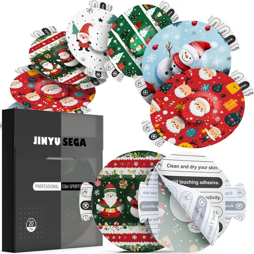 Vista 17 de Jinyusega Parches adhesivos para Dexcom G7 - 20 piezas de parches Dexcom G7 impermeables, con pestaña de fácil desprendimiento y respaldo 10#