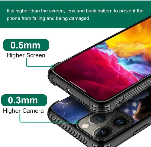 Vista 648 de Funda compatible con iPhone 8 Plus, diseño de oso de bosque otoñal, a prueba de golpes, antiarañazos, carcasa trasera de policarbonato duro