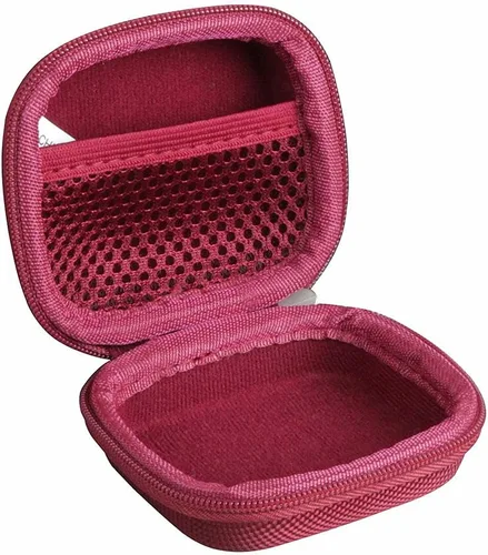 Vista 3 de Hermitshell Funda de viaje para Skullcandy Indy True Wireless in-Ear Earbud (solo casa) (rojo)