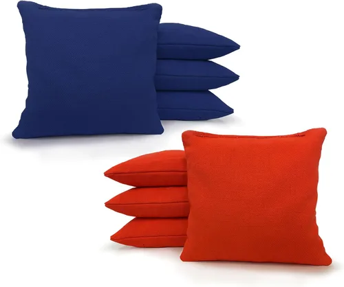 Vista 52 de Tailgating Pros Bolsas de cornhole reglamentarias – Juego de 8 – Relleno de maíz y hecho a mano, más de 25 opciones