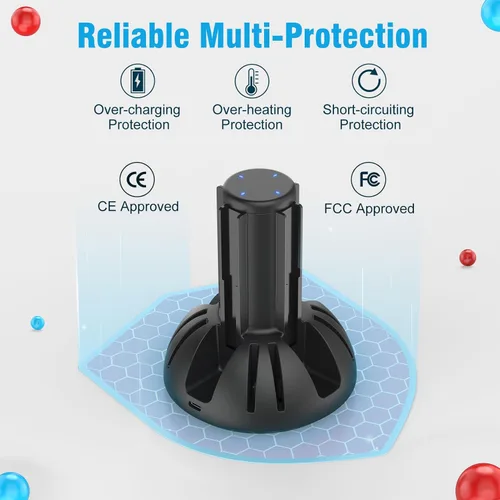 Vista 5 de Controller Charging Dock for Nintendo Switch Joycon, MARSDOCK Charger Station Compatible with Switch OLED JoyCon, Controller Charger Stand Station