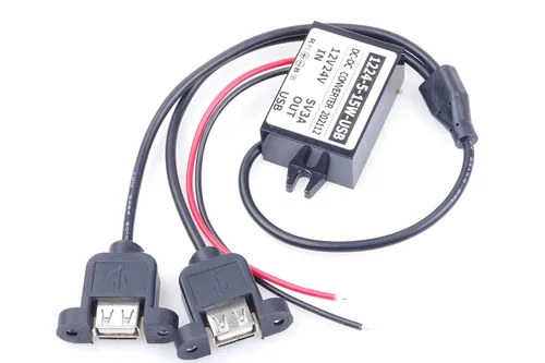Vista 4 de DC-DC 9V 12V 24V 36V 8V-40V a 5V 3A 15W Mini USB Fuente de Alimentación Módulo Convertidor de Alimentación de Coche Módulo de Protección contra