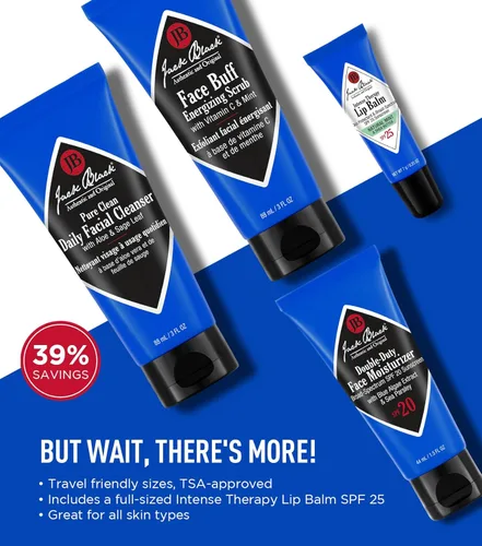 Vista 2 de Jack Black Set for Men – Mens Skin Care Kit, Mens Skincare Gift Set