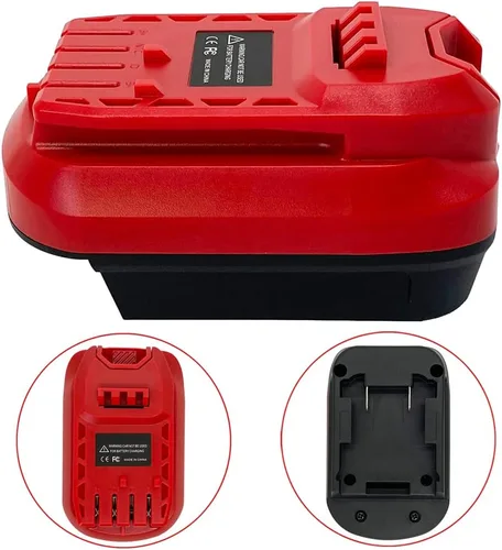 Vista 3 de Adaptador de batería para herramientas inalámbricas Craftsman 20V V20, convertidor para DeWalt 20V MAX y para Milwaukee M18 18V batería de litio a
