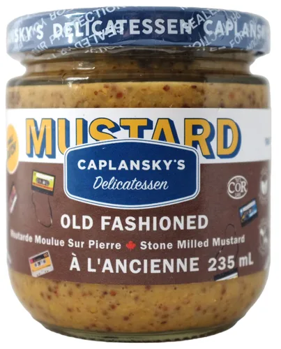 Vista 9 de Caplansky's Deli Mustard - Ballpark - Kosher, vegano, sin OMG, sin gluten, sin nueces, 7.9 fl oz (8 onzas líquidas)