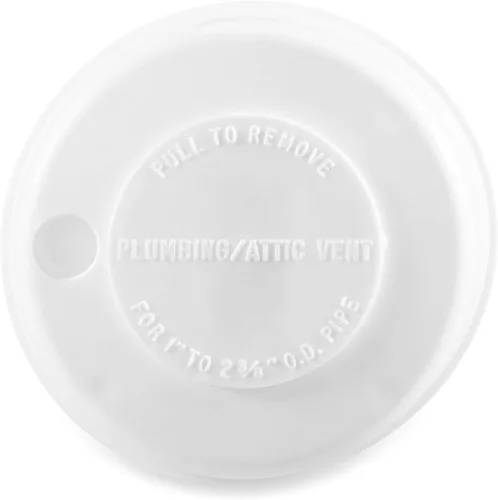 Vista 5 de Tapa y kit de reemplazo para respiradero de cañería Camco, Solo ventilación, Blanco