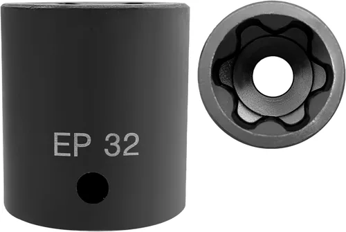 Vista 6 de ZKTOOL Enchufe EP EP24,6 Punto 1/2 '' Drive Externo Torx Plus Socket Para 2017 Ford F-250, F-350 & F-450 Tornillos de cama.