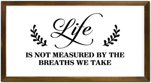 Vista 19 de Letrero con marco de madera con texto inspirador, con texto en inglés «Take My Hand Take My Whole Life», letreros con marco de madera rústica