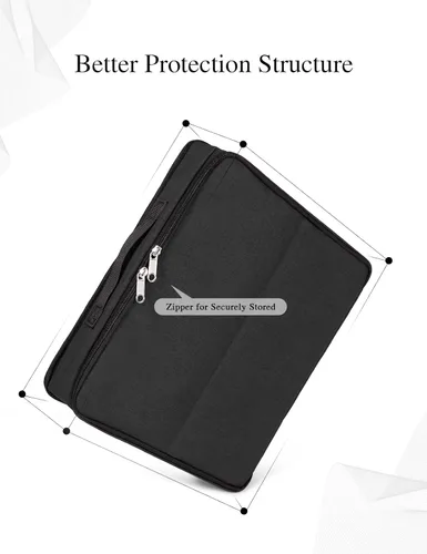 Vista 5 de Bukere Sunglasses Organizer Case, 18 Adjustable Slots for Multiple Pairs Eyeglasses, Travel Glasses Holder Storage Box