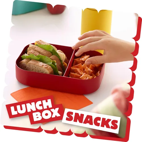 Vista 4 de Cheez-It Galletas de queso, galletas horneadas, porción individual, extra tostadas (40 bolsas)