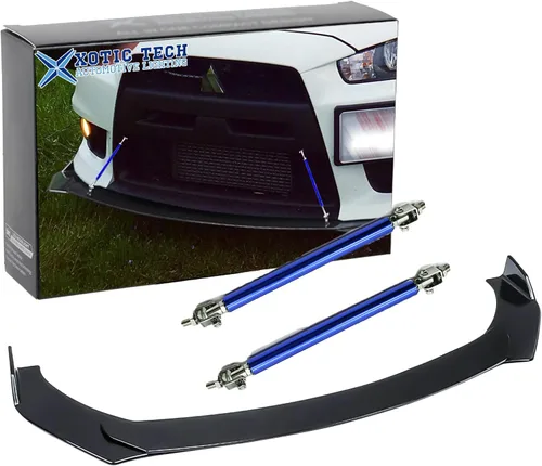 Vista 15 de x xotic tech Labio Universal para Parachoques Delantero Alerón de Barbilla Divisor Difusor Protector de Ala Moldura Kit de Carrocería de Coche