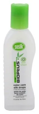 Bioplus Sosilk - Gotas de seda para el cuidado del color, 3 onzas