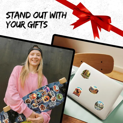 Vista 6 de Reads Books Be Kind Stay Weird - Adhesivo literario para lector de libros de 4 pulgadas, calcomanía de vinilo impermeable para laptop, botella