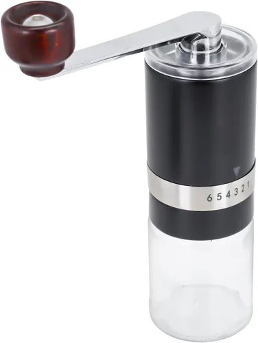 Vista 6 de SOTECH Juego de cafetera con soporte para gotero, filtros de café, molinillo de café de papel, regalo para los amantes del café Negro