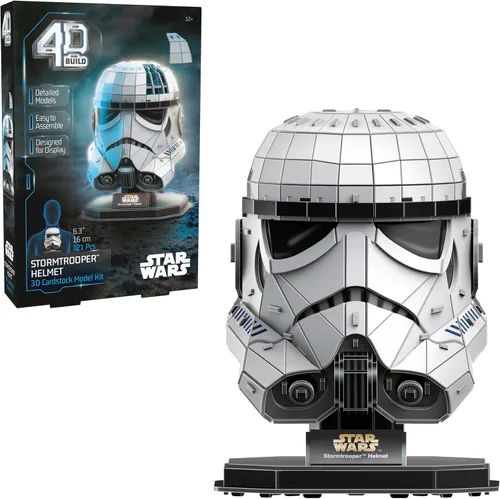 Vista 18 de 4D Build, Star Wars T-65 X-Wing Starfighter - Kit de modelo 3D, coleccionable de Star Wars y decoración de escritorio, rompecabezas para adultos