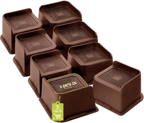 Vista 52 de Elevadores de Cama de 2 pulgadas, 3 pulgadas, 4 pulgadas, 6 pulgadas, 8 pulgadas de Servicio Pesado, Elevador de Muebles de Gran Tamaño para Sofá