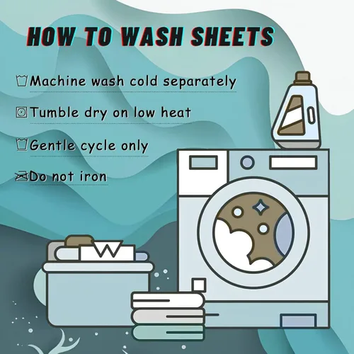 Vista 7 de Sábanas para plantas tamaño King, sábanas botánicas, sábanas y fundas de almohada estampadas de 4 piezas, sábana bajera ajustable de microfibra