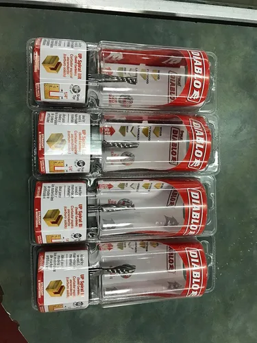 Vista 12 de Diablo Broca de enrutador de ensenado - Corta madera dura, madera blanda, madera contrachapada, materiales compuestos - 1/2 pulgada de diámetro