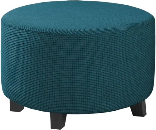 Vista 68 de H.VERSAILTEX Funda Deslizable para Otomana Rectangular Ajuste de Longitud 29"-34" Reposapiés Fundas Deslizables para Sofá Funda para Taburete