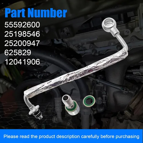 Vista 3 de FZJDSD Turbocompresor Turbo Tubo de alimentación de aceite compatible con Buick Chevy Encore 2013-2018 Cruze 2011-2018 Sonic 2012-2018 Trax