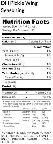 Vista 3 de Premium Condimento de alas de pollo Paquete variado de 2 Eneldo pepinillo Jerk jamaicano Fabricado en pequeños lotes