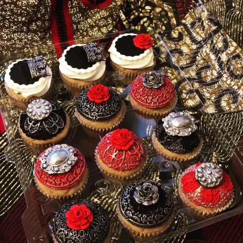 Vista 2 de Juego de 3 piezas de moldes de encaje de azúcar de impresión de fondant molde de boda de encaje de impresión de silicona molde de impresión