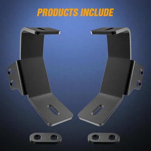 Vista 8 de Nilight Barra de Luces UTV Frontal Lateral Pilar A Soportes de Montaje de Luces Dobles para Capó para Cápsulas LED Compatibles con Polaris RZR XP