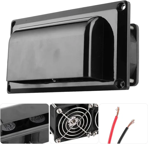 Vista 7 de Ventilador de escape de ventilación, ventilador de ventilación lateral de 2 V 25 W, ventilador de ventilación de escape de RV con tornillos