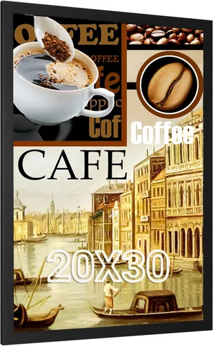 Vista 84 de Marco de 8 x 24 pulgadas de madera natural con veta rústica, marco de 24 x 8 pulgadas en color beige, marco para colgar pósteres de arte, marco de 8