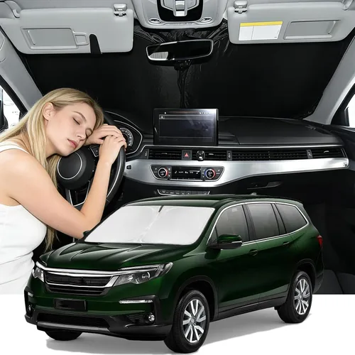 Vista 196 de para Dodge RAM 1500 2019-2024 2025 2026 Parasol Parasol para Parabrisas Cubierta - 4 Capas Parasol para Ventana Delantera para RAM1500 2Puertas