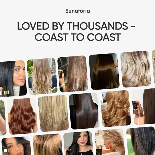 Vista 9 de SUNATORIA Mascarilla de queratina para el cabello - Acondicionador profundo para cabello dañado y seco - Hidrata, repara, nutre - Tratamiento