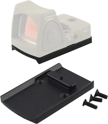 Vista 2 de Soporte de base de placa de visión Reflex compatible con pistola Glock RMR VISM Red Dot Sight