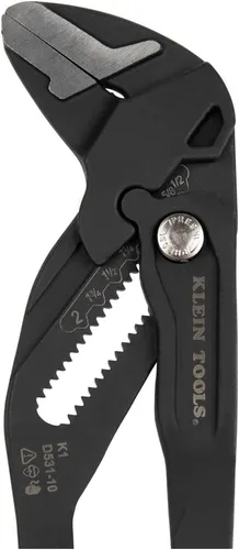 Vista 10 de Klein Tools D53102KIT Juego de llaves de alicates ajustables, alicates compactos de mandíbula lisa paralela de alto apalancamiento, 7 pulgadas y 10
