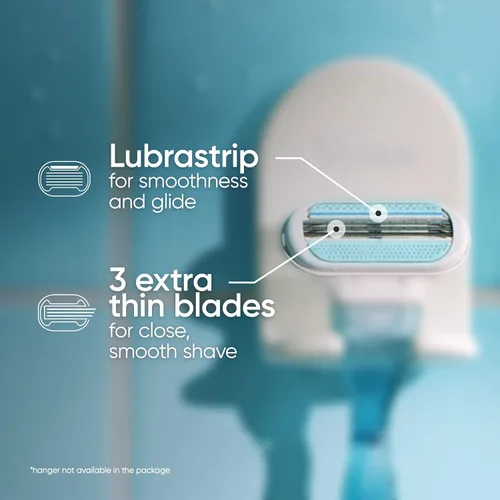 Vista 2 de Gillette Venus Original Recambios de cuchilla de afeitar para mujer, 8unidades