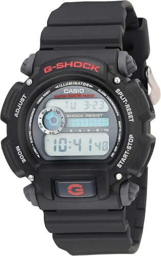 Casio DW9052-1V G Shock - Digital -200M Wr- Acentos rojos