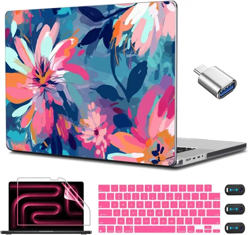 Vista 17 de CISSOOK Funda compatible con MacBook Air de 15 pulgadas 2023 2024 2025 2026 versión M5 A3448 M4 A3241 M3 A3114 M2 A2941, carcasa rígida de plástico