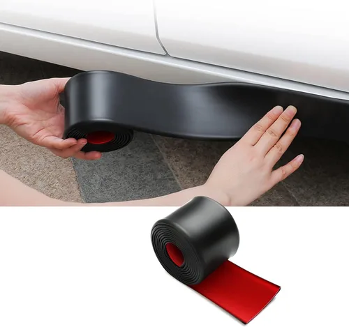 Protector lateral de 13 x 3.15 pulgadas, [Falda], [Universal] de goma [Antirayones] - Protectores de bordes para automóviles, sedanes, camiones, SUV