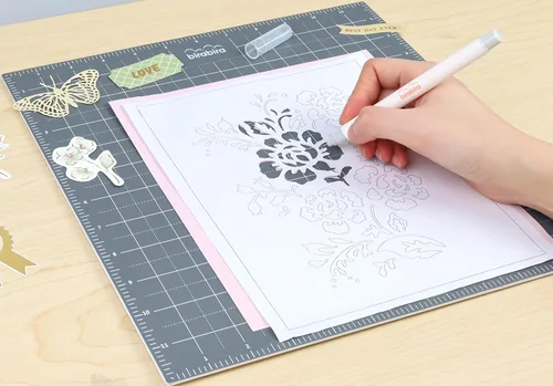 Vista 2 de Bira Craft - Cuchillo giratorio de 360 grados para cortar papel, tela, plástico, papel de aluminio y fotografías