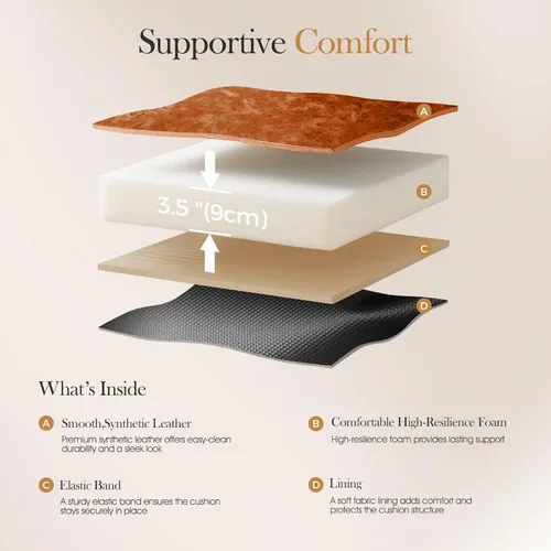 Vista 34 de Sophia & William Taburetes de bar de 24 pulgadas para isla de cocina, taburetes de bar de altura de mostrador con respaldo, sillas de bar modernas