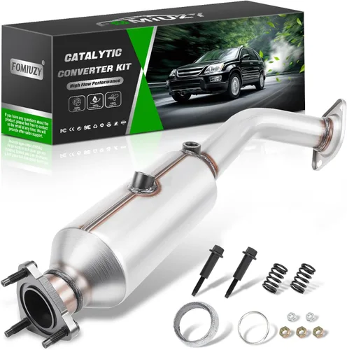 Vista 8 de Kit convertidor catalítico delantero de alto caudal, ajuste directo Honda CRV CR-V 2007 2008 2009 2.4L reemplazar 53782 (compatible con EPA)