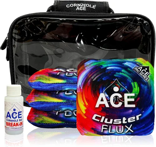 Vista 31 de Cluster Flux Bolsos de Cornhole ACE Pro + Kits PRO Tecnología de Almohadilla de Cluster Doble Cara Resbaladiza y Pegajosa para Todo Clima