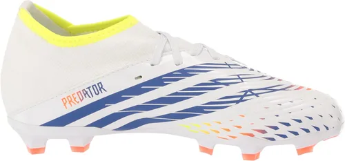 Vista 6 de adidas Tenis de fútbol unisex Edge.3 Predator Firm Ground para niños, Solar Red-solar Green-core Black