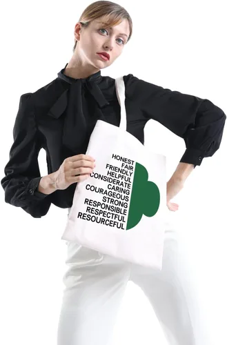 Vista 2 de POFULL Troop Leader Gift Troop Life Tote Bag Power Gift (Sco Life Tote bag)