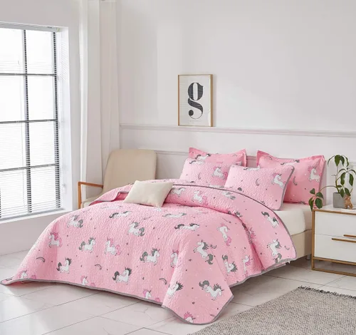 Vista 3 de Uozzi Bedding - Juego de ropa de cama reversible de 3 piezas