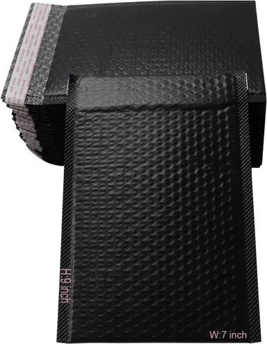 Sobres acolchados de burbujas para envíos pequeños, sobres acolchados de polietileno de 9 x 7 pulgadas de largo x 7 pulgadas, bolsa de envío,