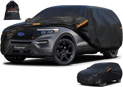 Vista 67 de Kayme Cubierta de auto SUV de 7 capas ajuste personalizado para BMW X1 (2009-2025), impermeable, para todo tipo de clima, para automóviles, cubierta