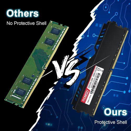 Vista 6 de DDR4 RAM 32GB 3200MHz Módulo de memoria de escritorio PC4-25600 UDIMM sin ECC sin búfer 1.35V 288 pines CL16 para computadora de escritorio