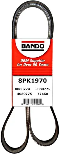 Vista 73 de Bando USA 8PK710 Correa de serpentina de calidad OEM