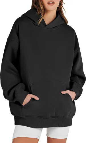 ANRABESS Womens Oversized Hoodies Fleece Sweatshirts Long Sleeve Hooded Pullover Winter Clothes with Pocket